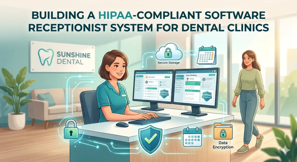 Building a HIPAA-Compliant Software Receptionist System for Dental Clinics